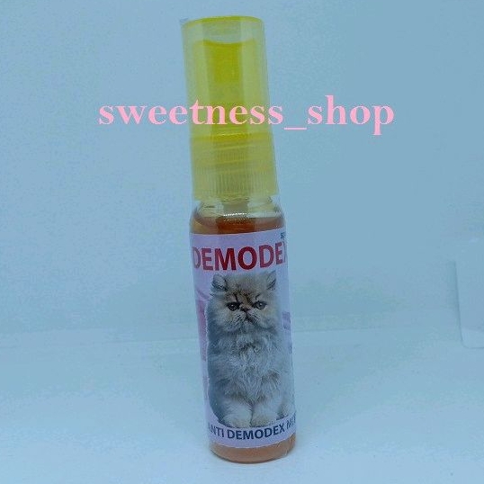DEMODEX SPRAY CAT 30 ml OBAT ANTI DEMODEX MITES UNTUK KUCING