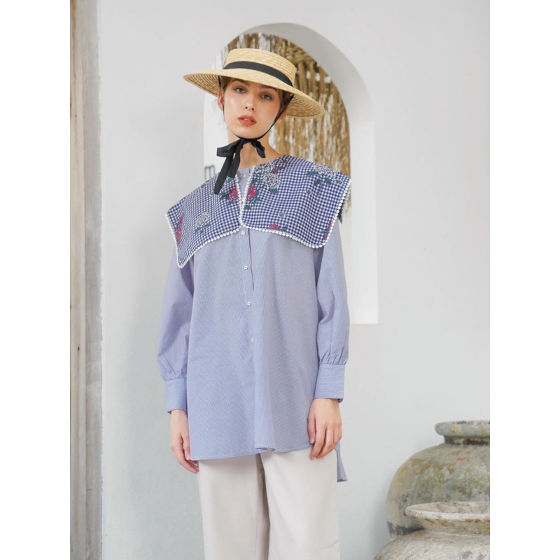 Milly Shirt Blue Aleza Label