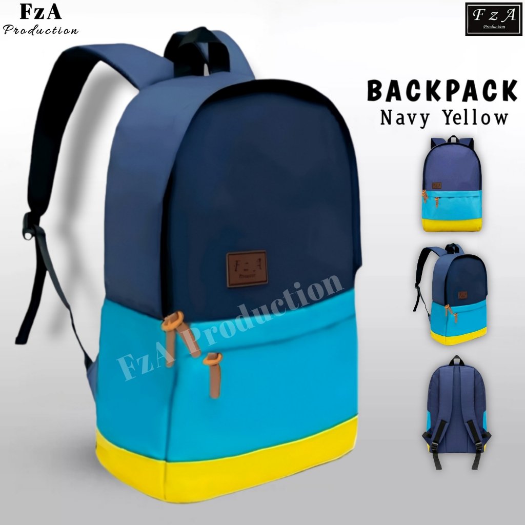 FzA Official - Tas Ransel Punggung Distro Casual Pria Wanita / Tas Ransel Laptop Backpack Original - NYSL