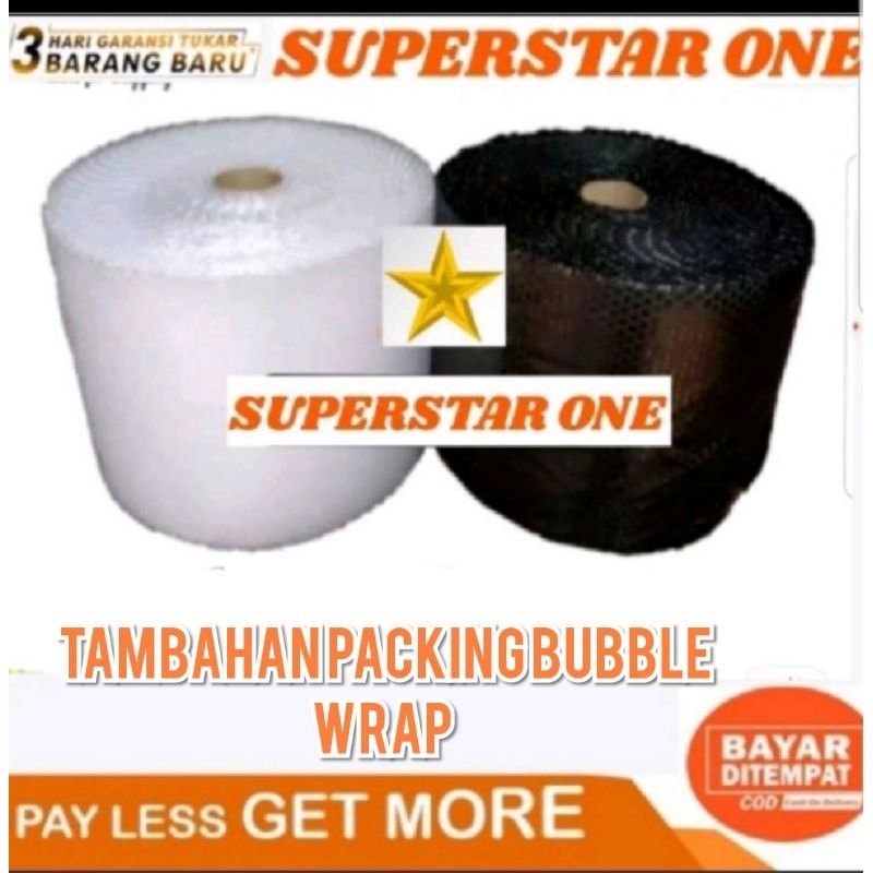 

tambahan packing bubble wrap