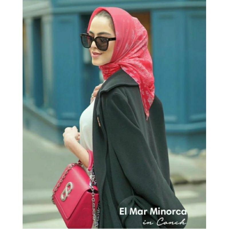 Preloved Buttonscarves El Mar Minorca Conch BS × mmehuillet voal reguler