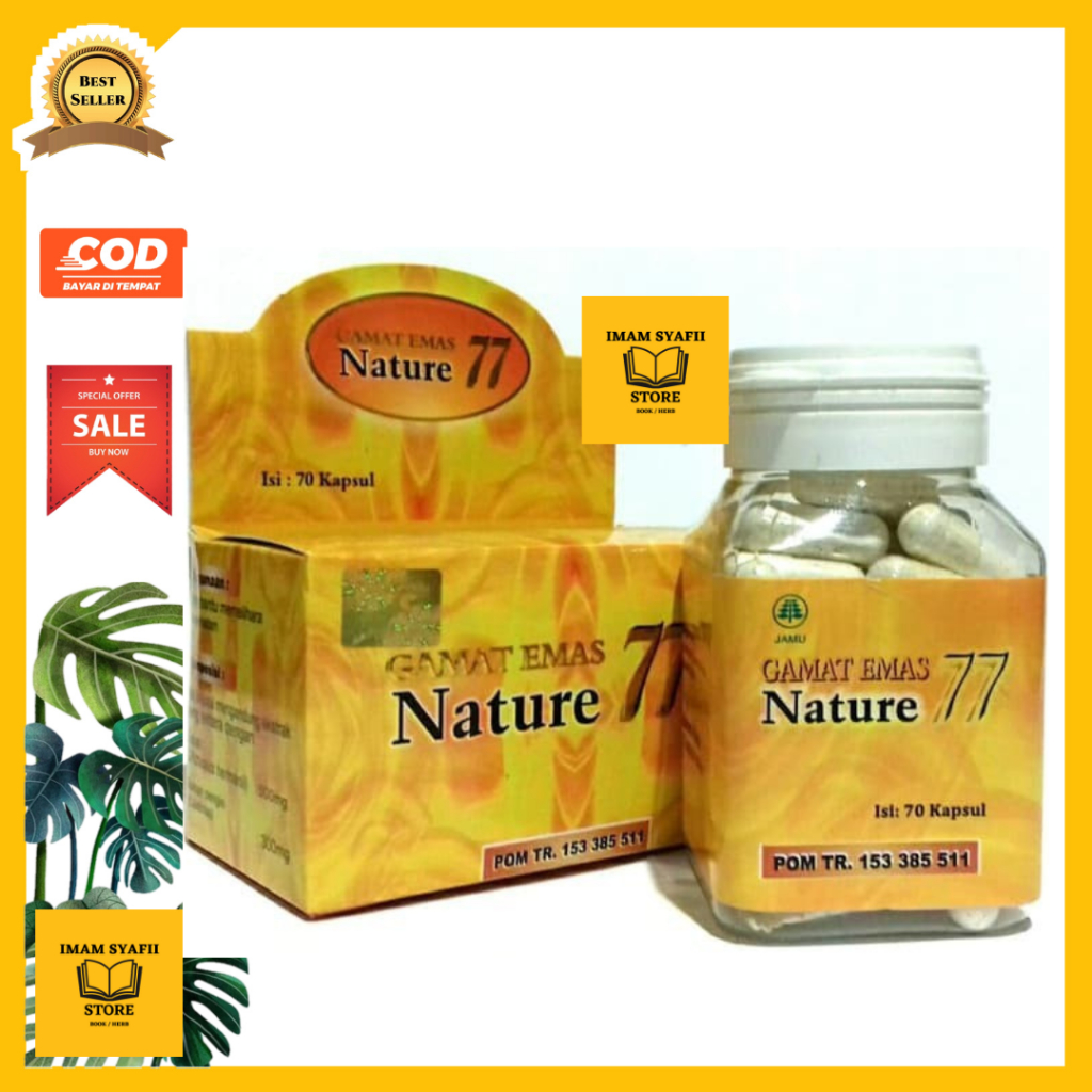 

Kapsul Ekstrak Gamat Emas Nature 77