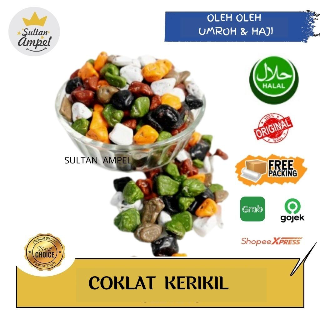 

Arabian Food Cokelat Kerikil Coklat Cokelat Batu 100gr Manis Lezat Khas Turki Kualitas Premium Asal Turki Oleh oleh Haji cocok untuk Souvenir & Buka Puasa