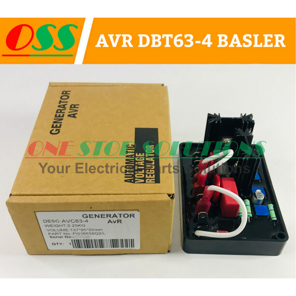 AVR GENERATOR DBT63-4 DBT 63-4 BASLER AVR GENSET