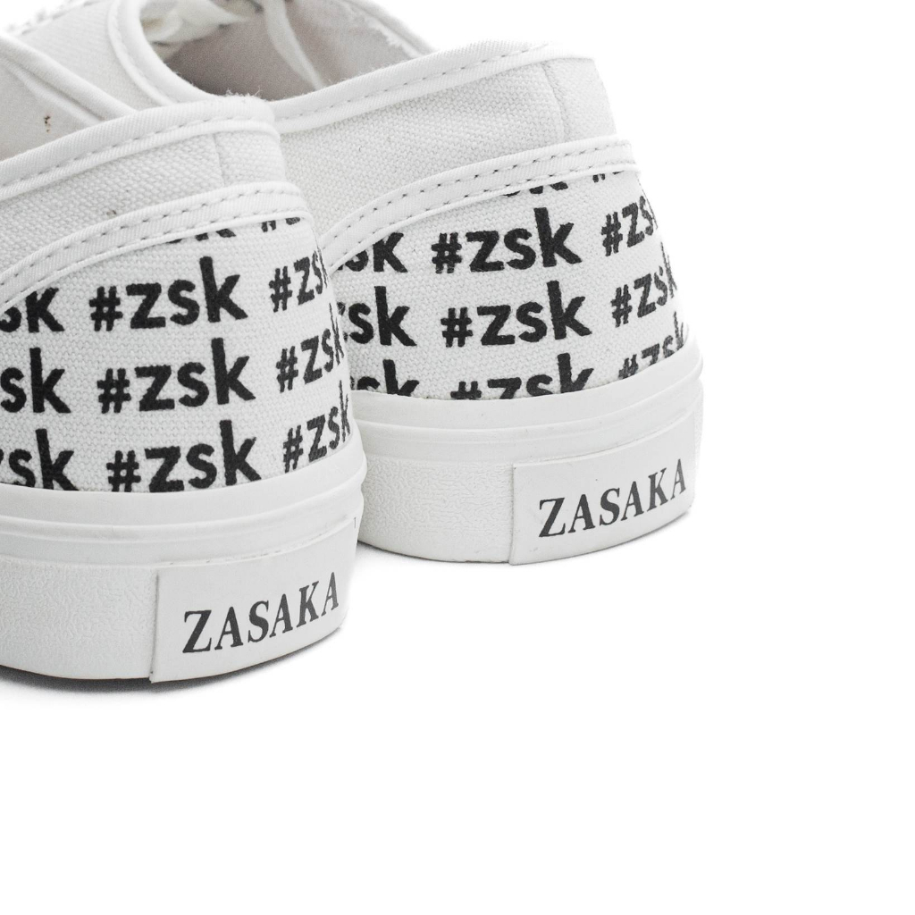 Sepatu Zasaka - ZSK Authentic FULL WHITE Original Pria &amp; Wanita