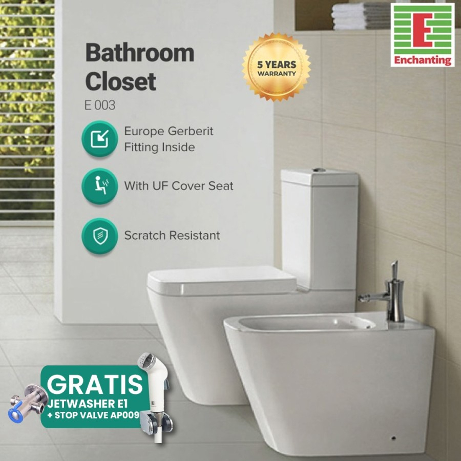 Enchanting Toilet / Kloset Duduk Europe E003