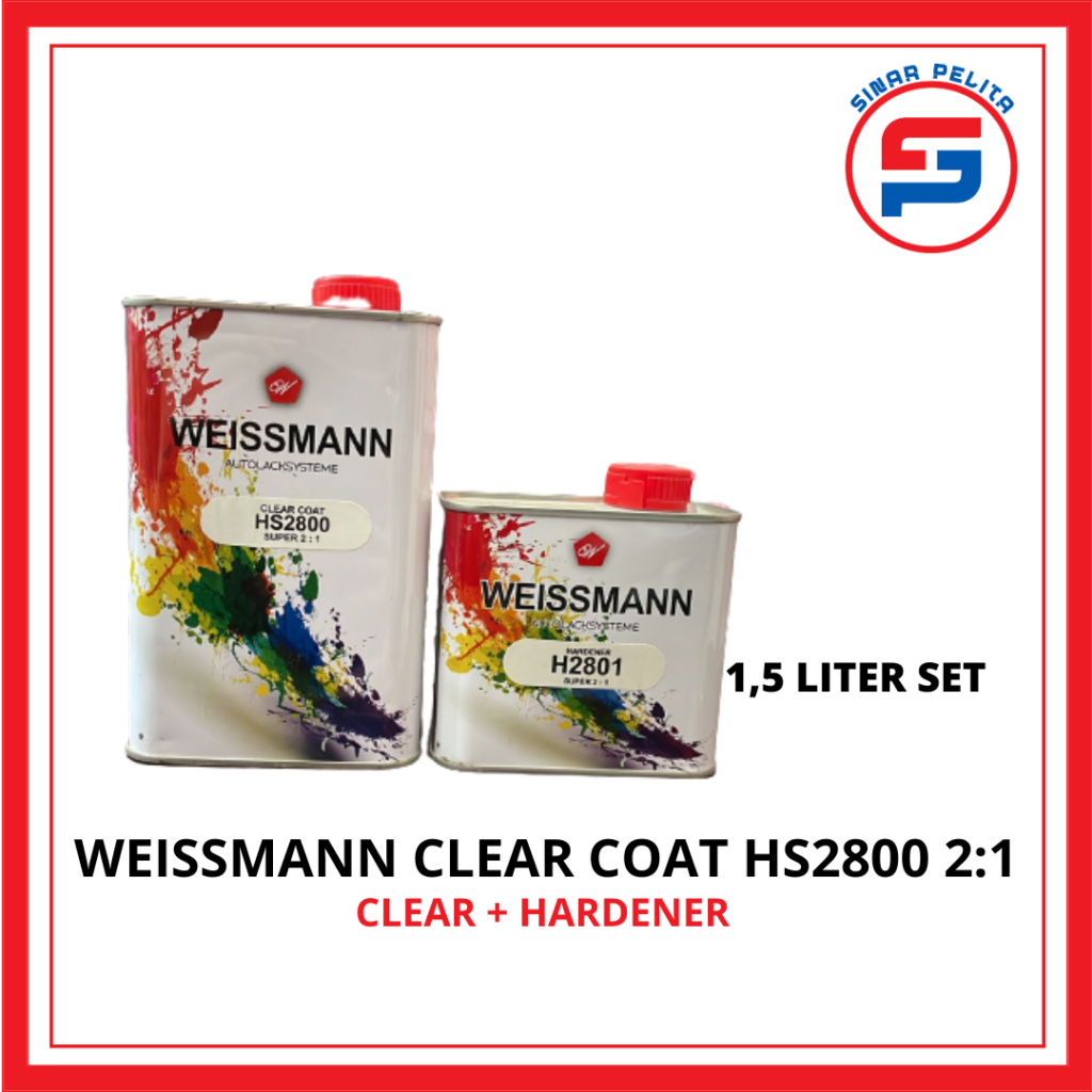 WEISSMANN HS2800 CLEAR COAT 2:1 / CLEAR WEISSMANN HS2800 / PERNIS WEISSMANN / VERNIS WEISSMANN/