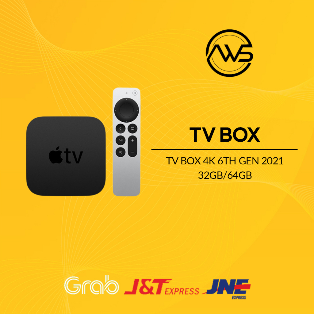 TV Box 4K 6th Gen 2021 32GB &amp; 64GB