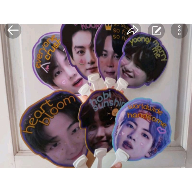 kipas pvc kpop kipas konser CUSTOM