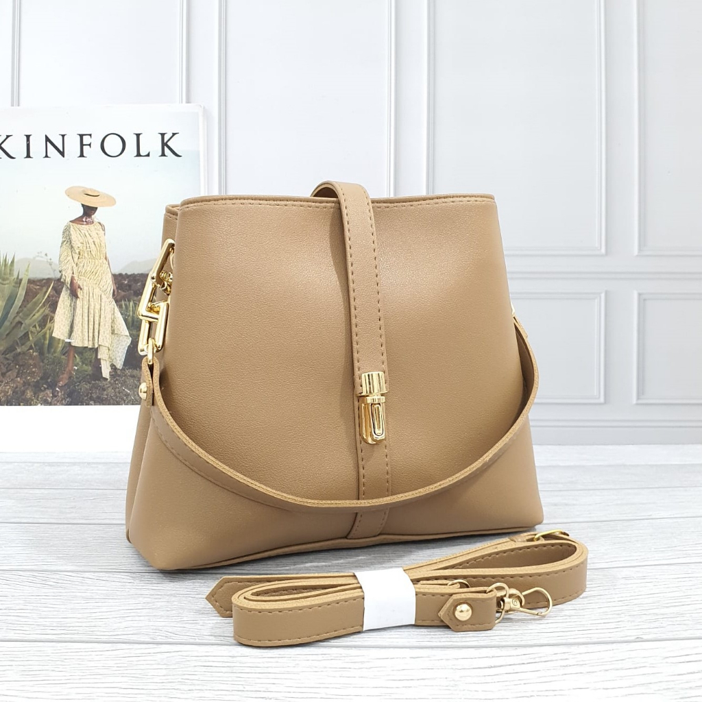 Sling bag wanita terbaru KHANZA - Tas selempang wanita - Sholderbag - Tas wanita 2in1