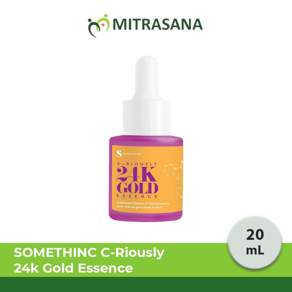 SOMETHINC CRIOUSLY 24K GOLD Essence - Serum Kulit Glowing Bercahaya - 20 Ml