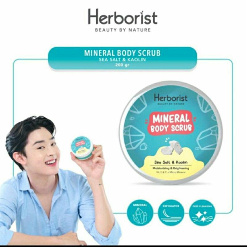 HERBORIST MINERAL BODY SCRUB 200GRAM ORIGINAL