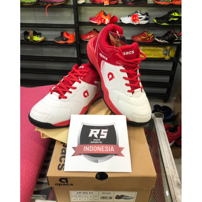 Cuci Gudang Sepatu Badminton Apacs Cp 302 Xy Original 100% Shb 65