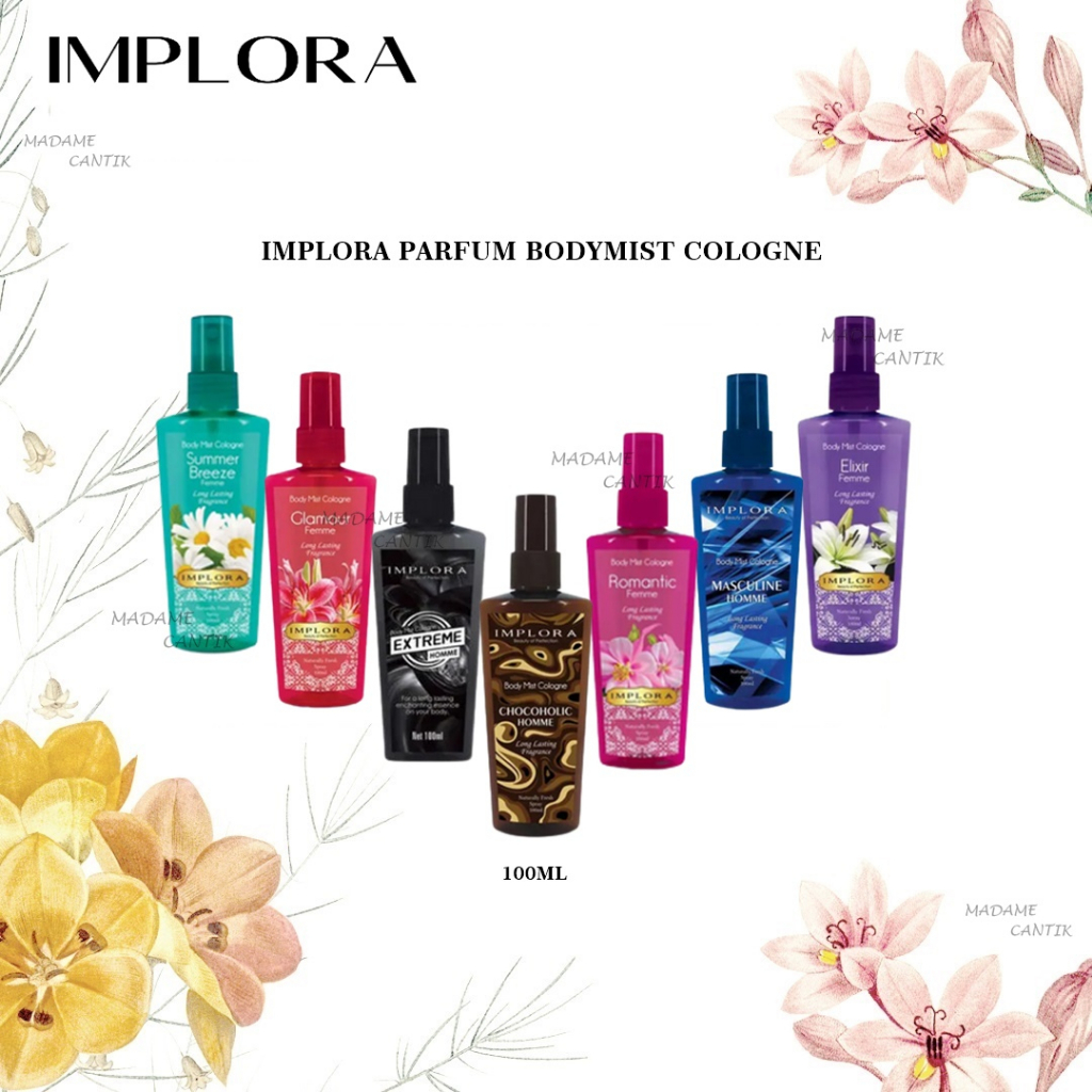 ✿ MADAME ✿ IMPLORA PARFUM BODY MIST COLOGNE - PARFUM IMPLORA ORIGINAL