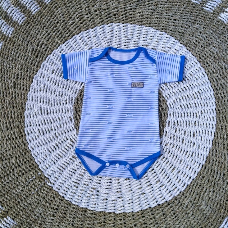 3 Pcs Jumper Bayi Jumpsuit Baby Seri Warna Biru Bodysuit Bayi talitababy