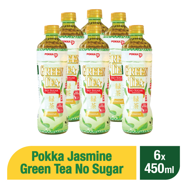 

Pokka Jasmine Green Tea No Sugar - 450 ml ( 6 Pcs )