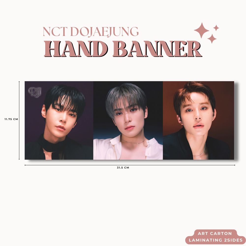 HAND BANNER NCT 127 DOJAEJUNG PERFUME HANDBANNER (HARGA 1 PCS + LAMINASI 2SISI) TANDA TANGAN TTD KPOP IDOL KOREA PREMIUM MURAH UNOFFICIAL TAEIL JOHNNY TAEYONG DOYOUNG YUTA JAEHYUN WINWIN JUNGWOO MARK HAECHAN READY STOCK !