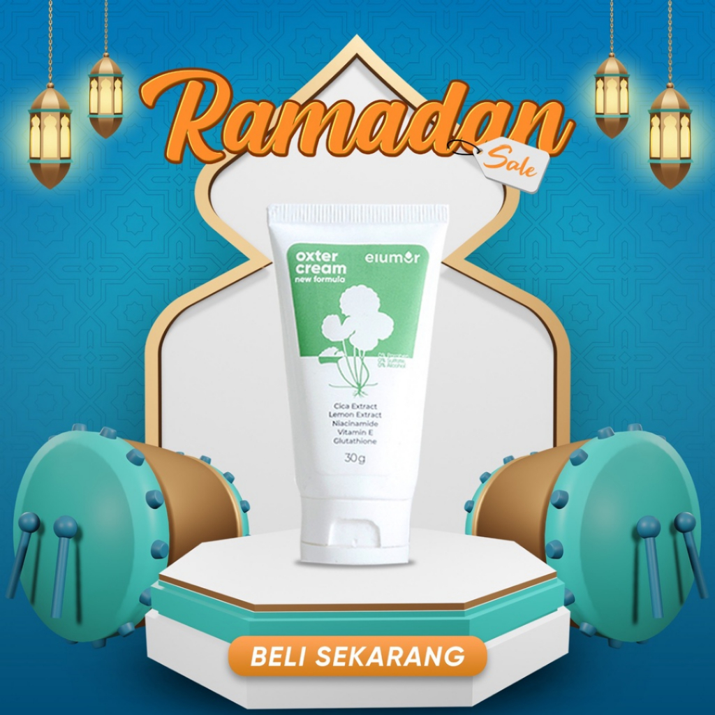 [ FREE GIFT ] Elumor Oxter Cream Pemutih Ketiak Pencerah Area Lipatan BPOM