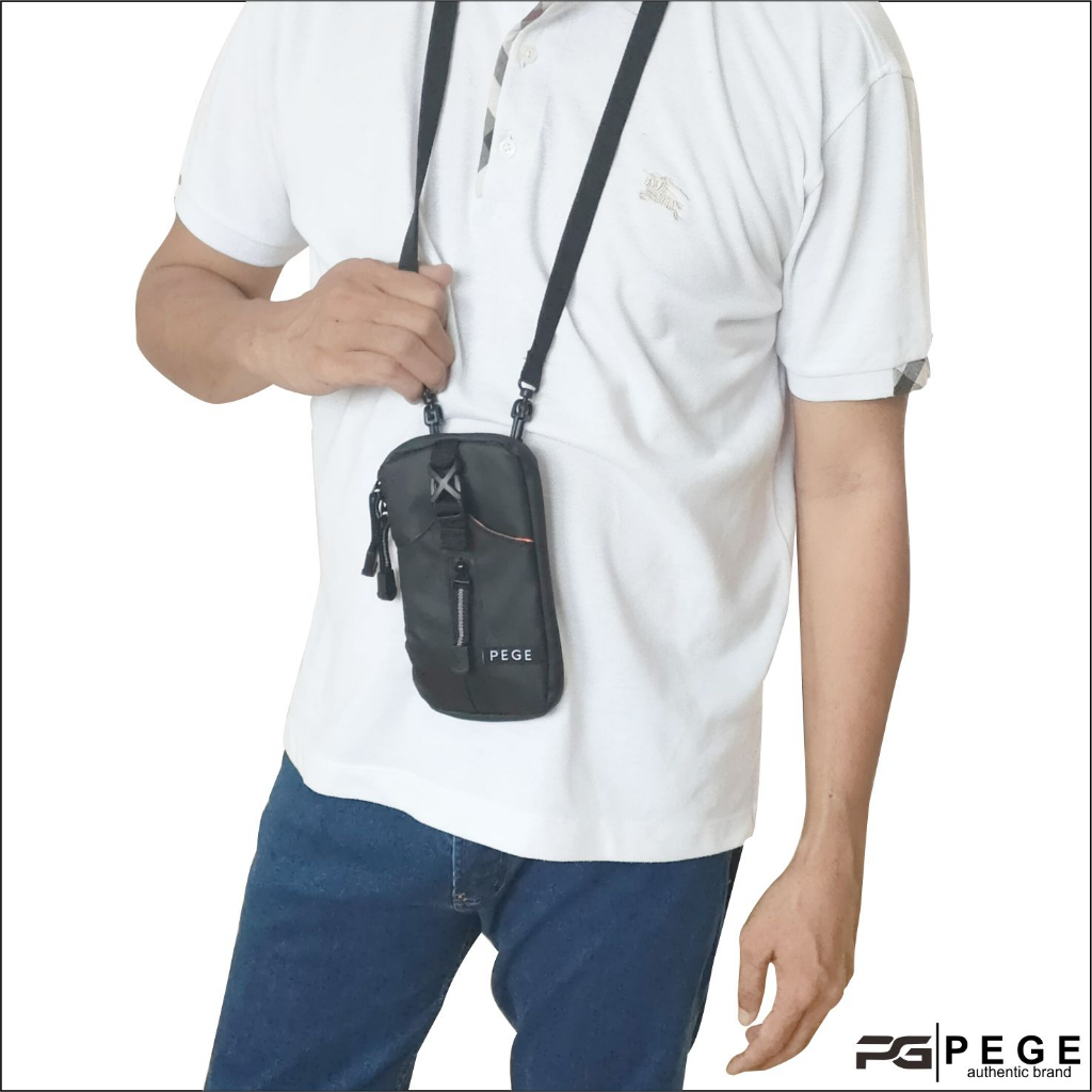 SlingPouch Bahan BIMO Anti Air Waterproof Tas Kecil Untuk HP PEGE Chavo - PG 8959