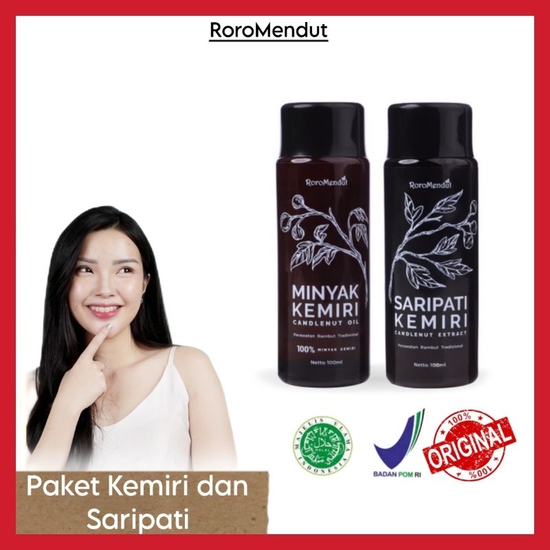 Roro Mendut Paket Kemiri (Minyak Kemiri dan Saripati Kemiri)