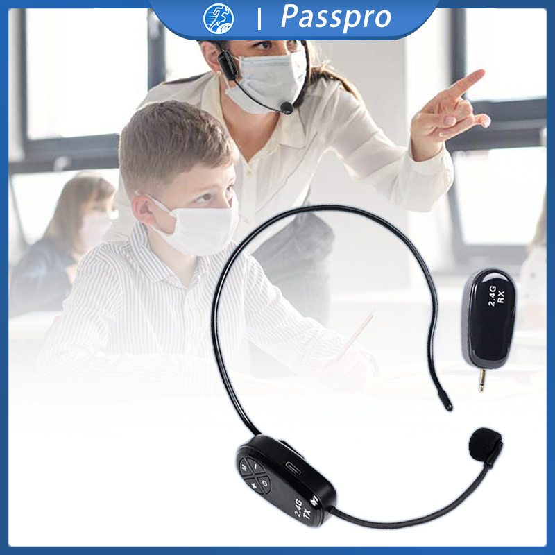 Mikrofon Mic Jepit Wireless Clip On UHF 2.4g Microphone Wireless