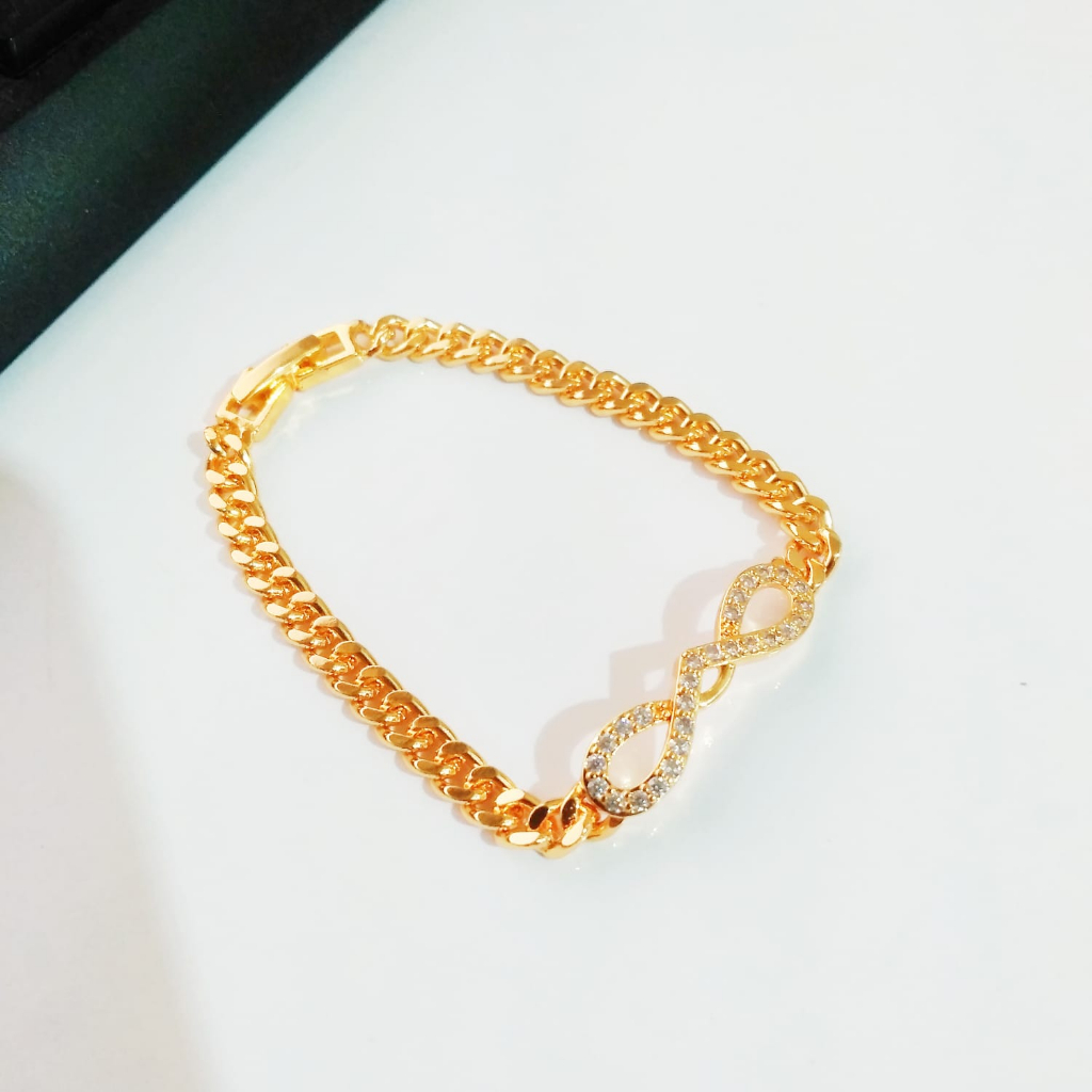 AV241 Grosir Gelang Rantai Anak Gelang Tangan Gold