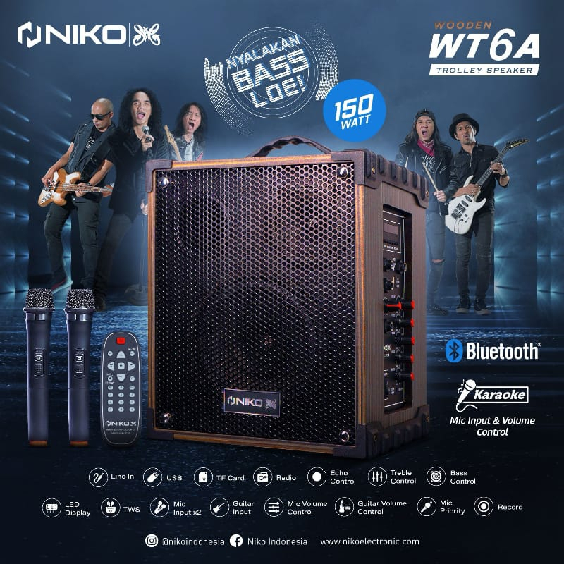 Speaker Niko Slank WT 6A TERBARUUU