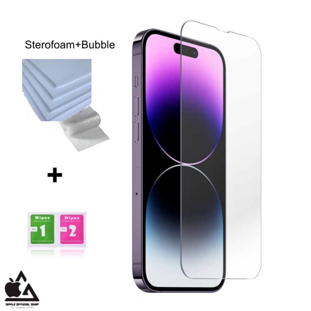 Tempered Glass Bening HD iPhone 14 PRO MAX PLUS 13 PRO MAX 12 PRO MAX Mini 11 PRO MAX XR X XS MAX 7 7+ 8 8+ SE 2 3 6 6+ 6S 6S+ Tglass Tempred Glass Clear HD Bening Screen Guard Protector Anti Gores Kaca Film