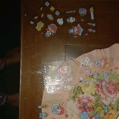 

CLS) 100 LEMBAR STIKER MOTIF KATTUN LUCU ANRI AIR DEKORASI HANDBOOM