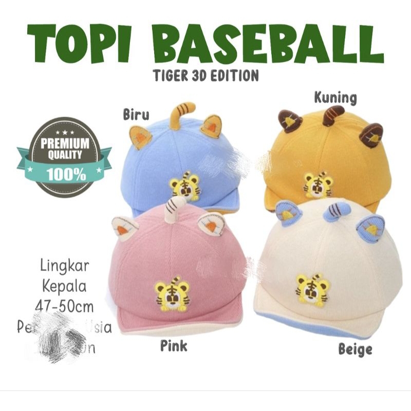 Topi Anak (Tiger) Topi Bayi Import