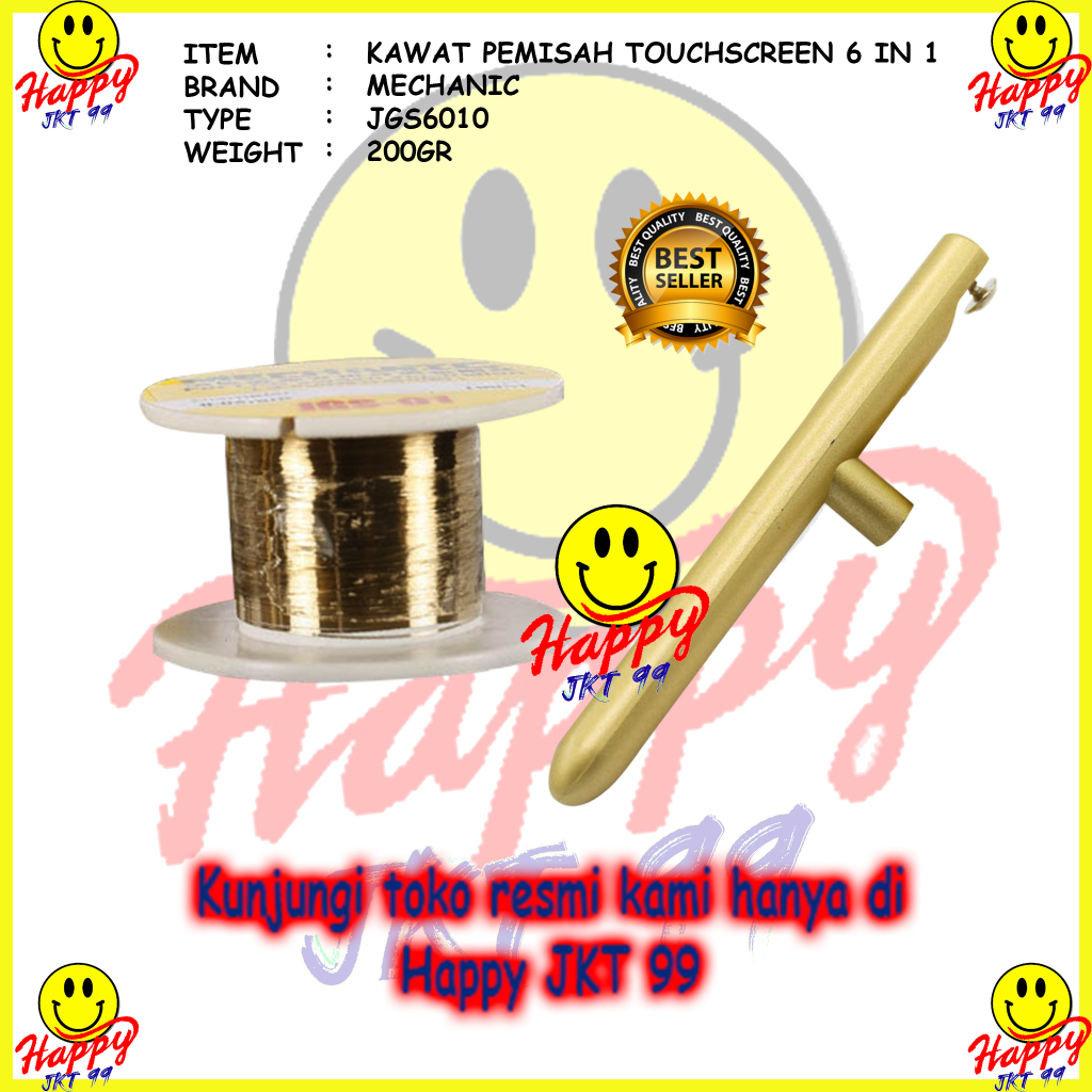 KAWAT PEMISAH TOUCHSCREEN SESET MECHANIC JGS6010 6 IN 1 6IN1 ORIGINAL