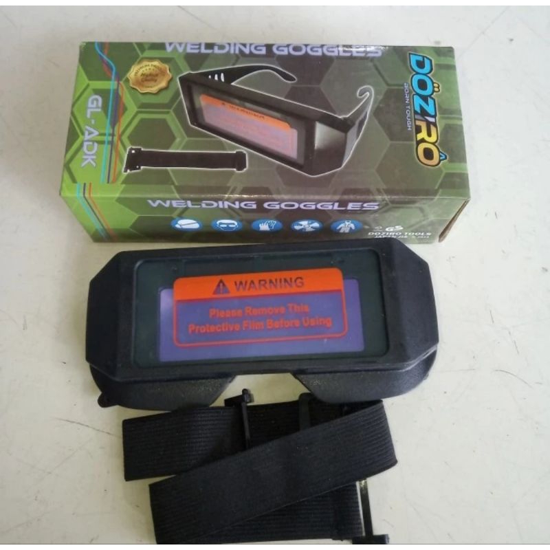 KACA MATA LAS OTOMATIS GELAP DOZIRO