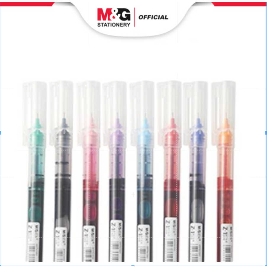 

M&G Gel Pulpen Warna Pastel Neon Gel Pen Tip 0.8mm Lembut 5pcs