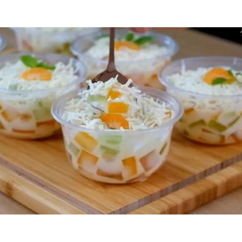 

khusus area bandung salad jelly selai strawberry isi 5 cup 200ml