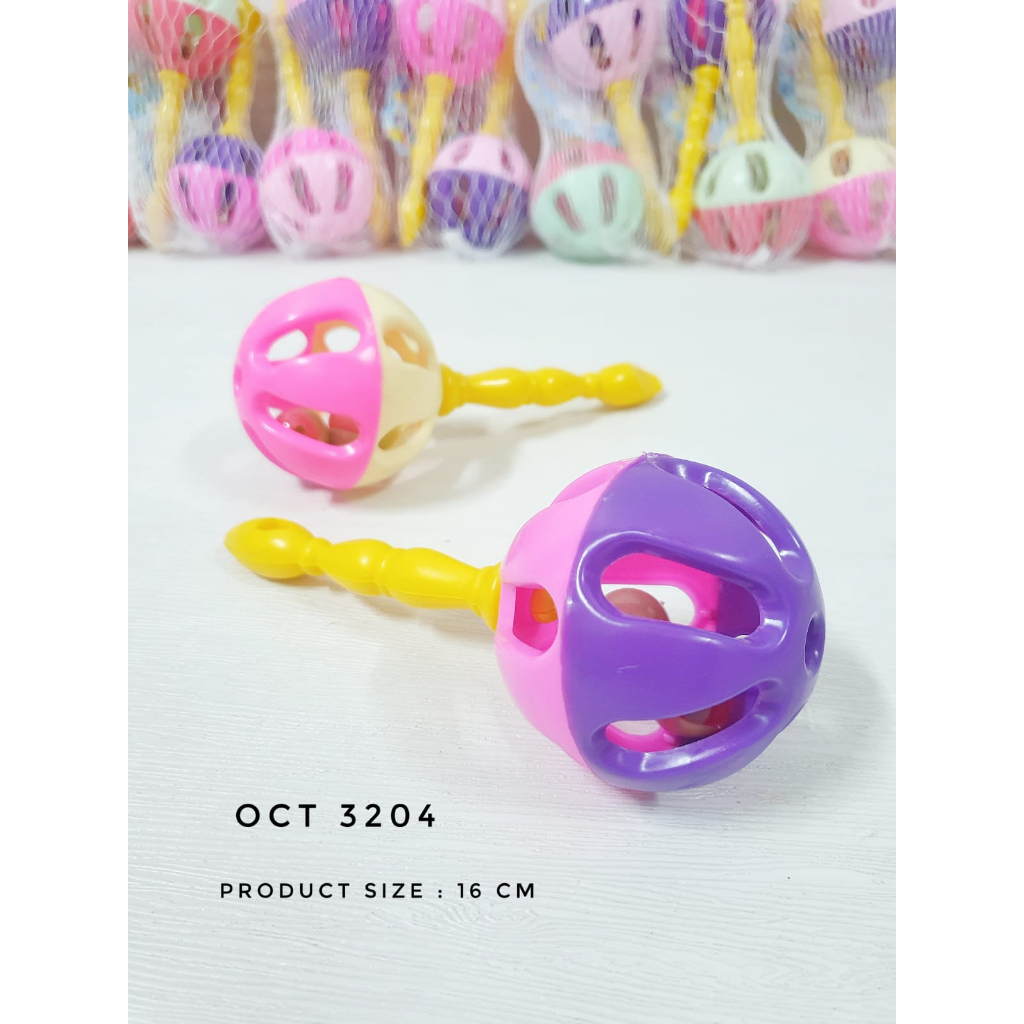 MAINAN BAYI / KERINCINGAN BAYI / RATTLE TOYS MURAH ISI 2 PCS