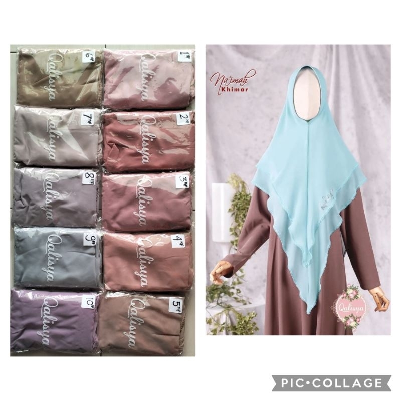 KHIMAR NAIMAH PET ORIGINAL BY QALISYA HIJAB