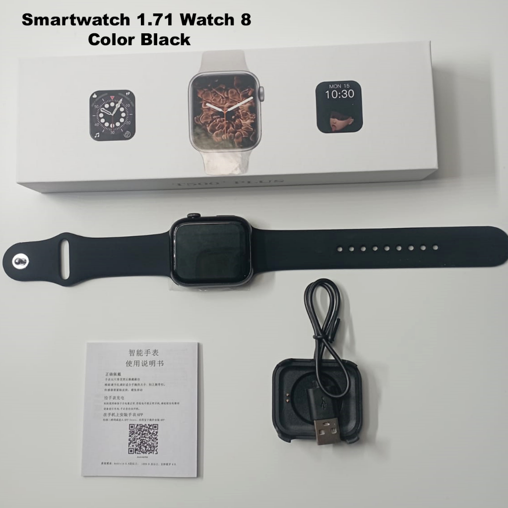 Jam Tangan T500+ Plus Smartwatch Bluetooth Hiwatch 6 Full Layar Sentuh Touch Screen 1.71 1.92 inch Smart  Watch