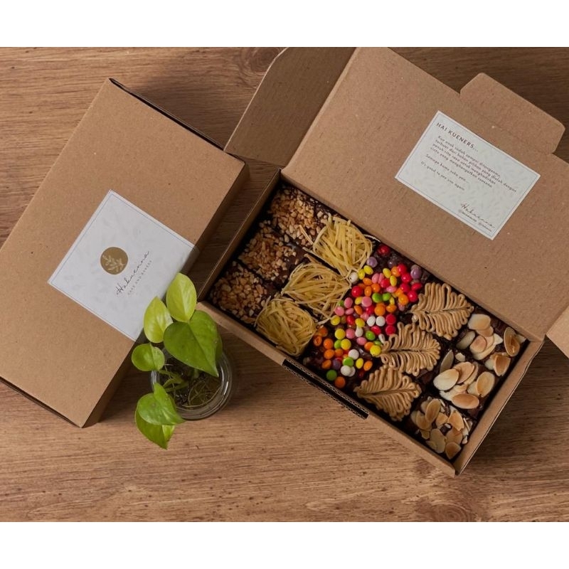 

Fudgy Brownies mix 5 Topping