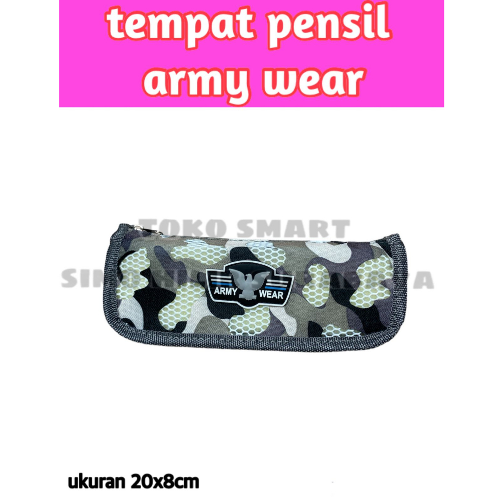 TEMPAT PENSIL ARMY WEAR