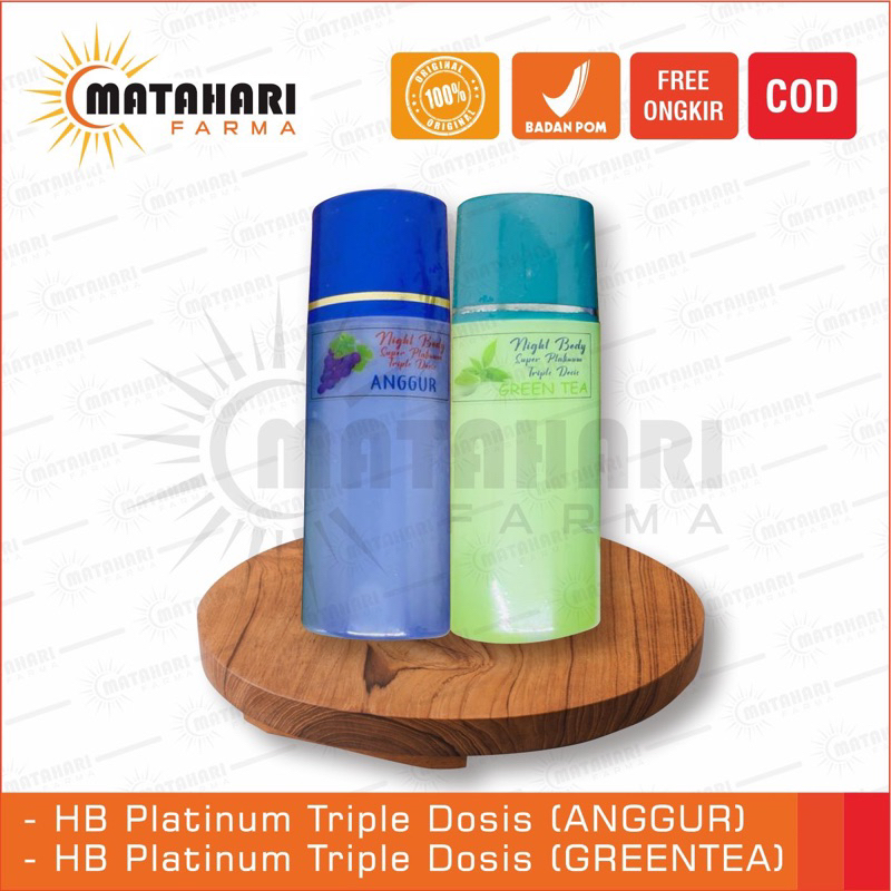 Hb Tripel dosis platinum / HB platinum kode 004001 / Hb super / Hb anggur / Hb greentea
