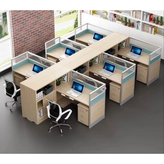 meja kerja kantor kubikal minimalis custom murah jabodetabek
