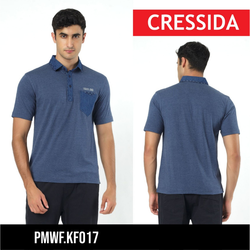 gof PMWF & PMWP.KT CRESSIDA KAOS POLO SHIRT COWOK BERKERAH 100% Original Kaos kerah Cressida