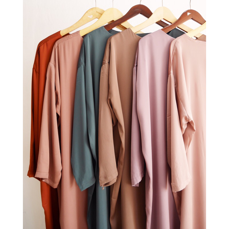 Nauri caftan - kaftan silk polos kurung malaysia