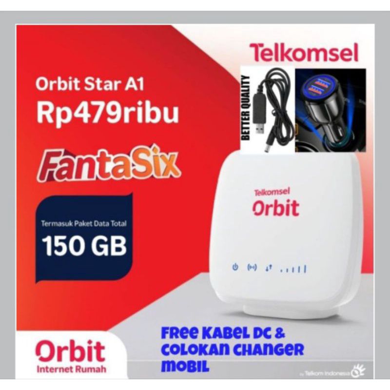 Modem Wifi Telkomsel Orbit Star A1 Modem Router