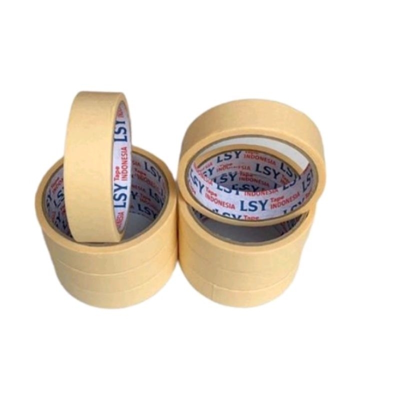 

lakban kertas isolasi kertas masking tape 24mm 1 inch 1