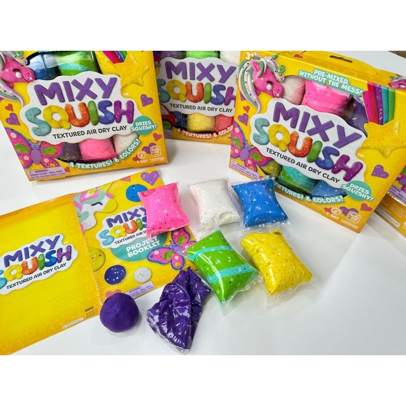 M*xy squish texture dry clay