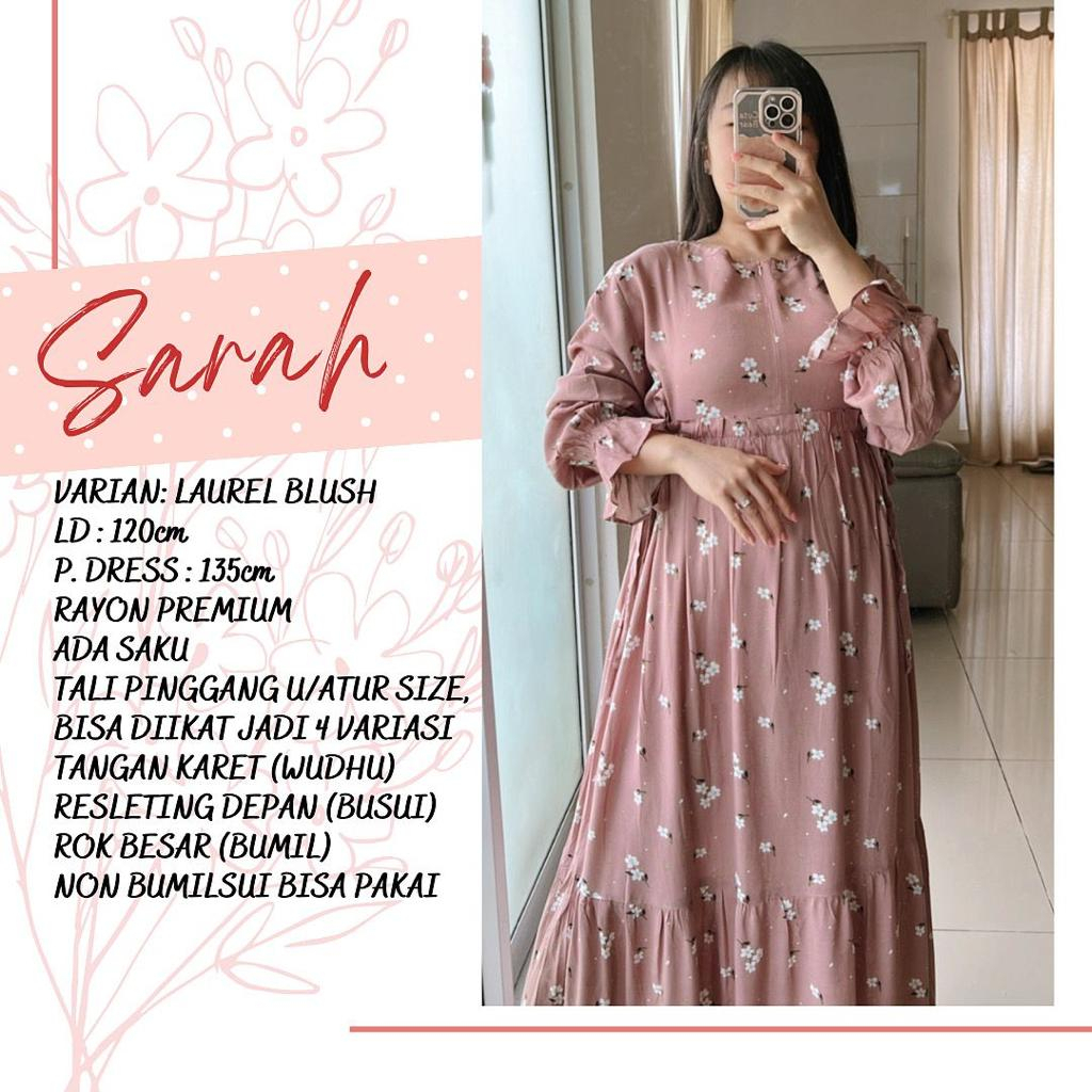 Sarah Dress / Dress panjang Wanita / HOMEDRESS Gamis Busui