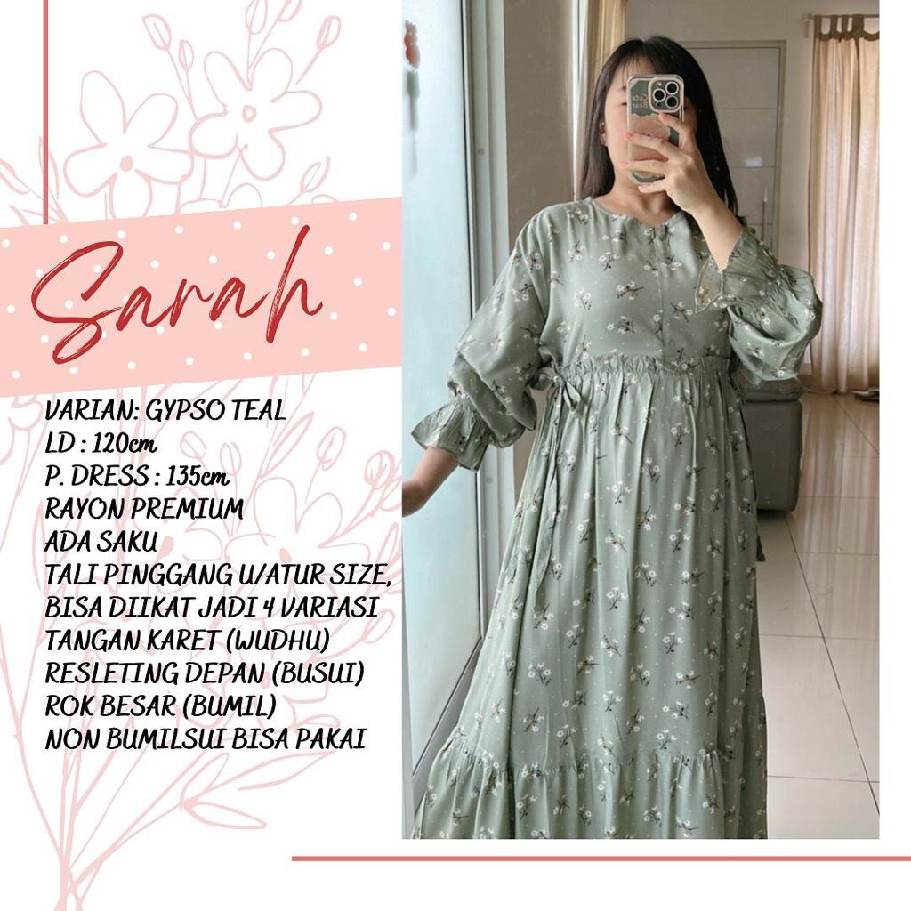 Sarah Dress / Dress panjang Wanita / HOMEDRESS Gamis Busui