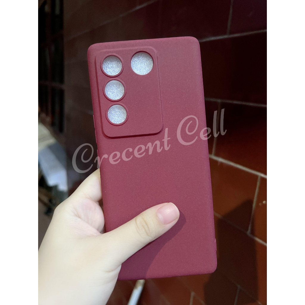 Soft Case Silikon Vivo V27 5G / Vivo V27 Pro Vivo V27e Slim Matte Silikon Sandstone