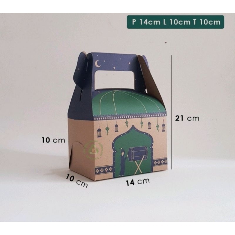 

GABLE BOX PARCEL LEBARAN MINI UKURAN 10x14x10. HARGA TERTERA 2 PC - 10 PC